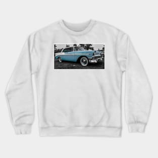 Baby Blue Tri Five Crewneck Sweatshirt